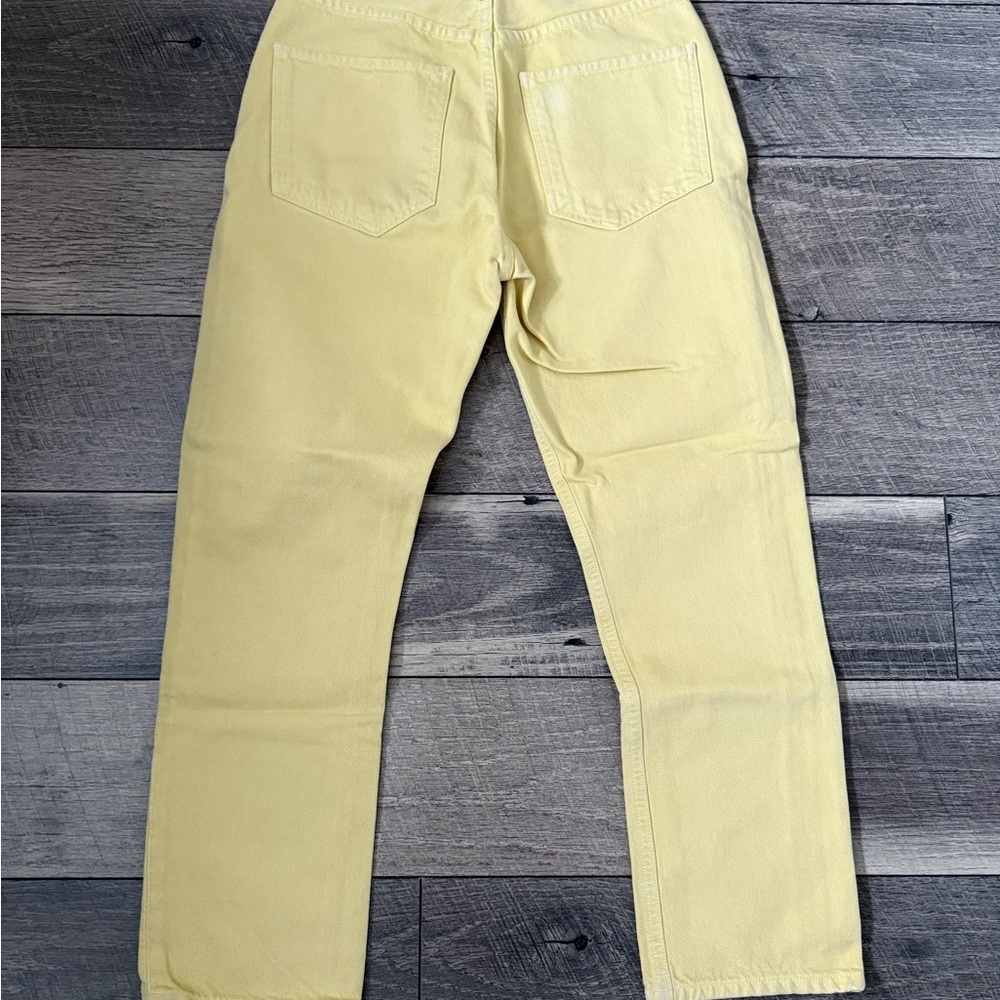 NWOT Agolde Yellow Riley Jeans - Picture 4 of 4